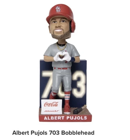 STL CARDINALS PUJOLS 703rd BOBBLEHEAD SGA - IN HAND Cover