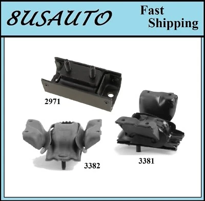 3PCS MOTOR&TRANS MOUNT FIT 99-04 Ford F-450 Super Duty,F-550 Super Duty 6.8L 4WD - Image 1 of 4