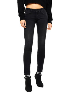 DIESEL Women Jeans Slandy-Low 069GG W30/L30 Classic Low Waist Super Slim-Skinny