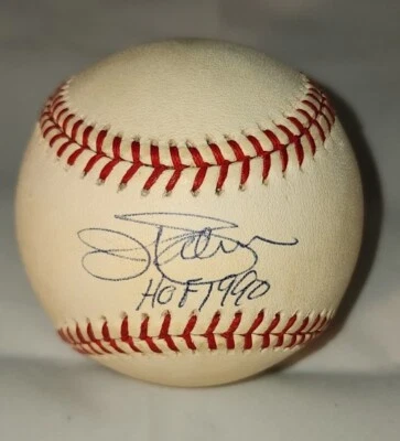 Jim Palmer Stats Autographed Official MLB Baseball - PSA/DNA (HOF Inscription)  - Image 1 of 3