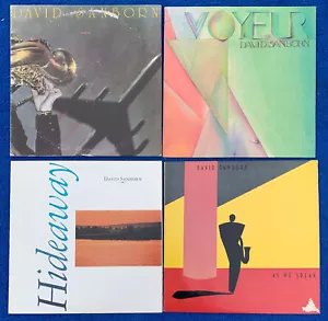 David Sanborn 4 LP LOT of Vinyl LPs in Near Mint Condition Voyeur Hideaway Speak - Picture 1 of 2
