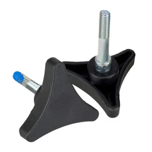 For Rolling Walker Rollator Knobs for Wheel Assembly 2Pc Knob Repair Kit Black - Picture 1 of 4