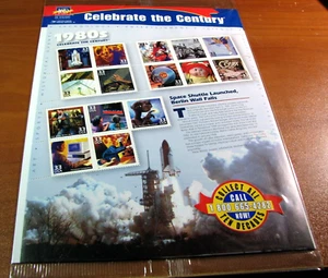 Panel de estampillas de Estados Unidos Scott # 3190 Celebrate the Century 1980s 2000 paquete original L749 - Imagen 1 de 1