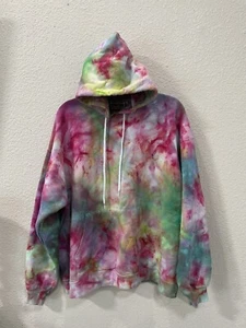 Sudadera con Capucha Pesada Años 90 DE Colección hanes ultimate cotton Tie Dye L - Imagen 1 de 3