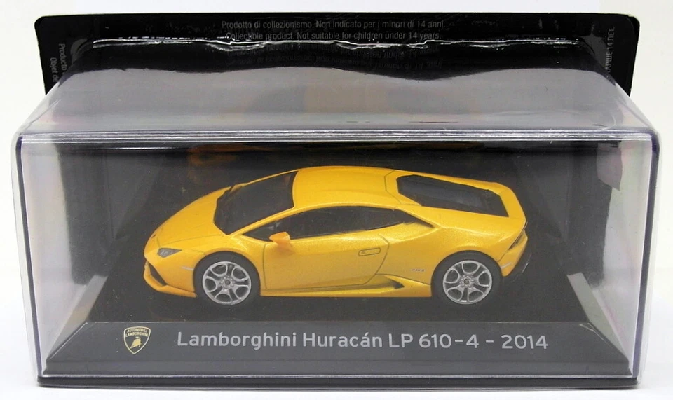 Altaya 1/43 Scale AL12319H - 2014 Lamborghini Huracan LP 610-4 - Yellow - Image 1 of 1