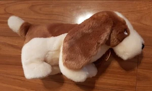 Ty Beanie Buddy Tracker Basset Hound Dog Plush 12" Stuffed Animal 1998 hang tag - Picture 1 of 6