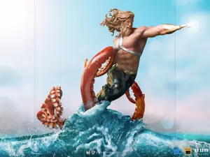 1:10 DC Comics Aquaman Deluxe Statue Iron Studios 908491 - Bild 1 von 7