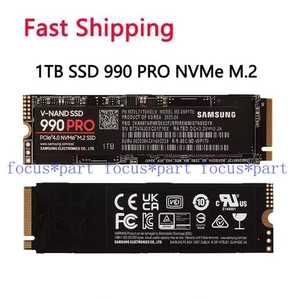 Disco duro interno Samsung SSD 990 PRO 1 TB NVMe M.2 PCIe Gen 4,0x4 para computadora portátil PC - Imagen 1 de 12