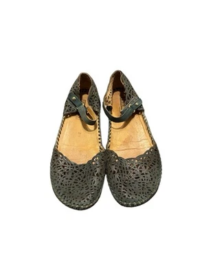 Pikolinos Puerta Vallarta Cuero Perforado Mary Jane’s Verde 36/5.5-6  Foto 1 de 4