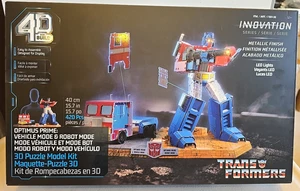 4D Build Transformers Optimus Prime 3D Model Kit with LED Lights - SEALED NEW - Picture 1 of 7