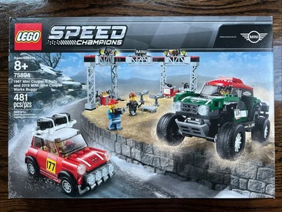 LEGO SPEED CHAMPIONS 1967 Mini Cooper S Rally 2018 John Cooper Works Buggy 75894 Foto 1 de 4