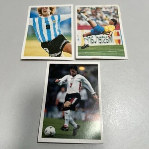 PG Tips International Soccer Stars x3 Cards Bebeto, David Beckham, Batistuta - Picture 1 of 15