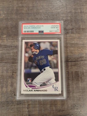 2013 TOPPS ОБНОВЛЕНИЕ #US259 NOLAN ARENAADO ДЕБЮТАНТ RC PSA 10 - Изображение 1 из 2