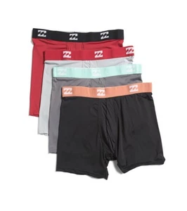 Billabong Performance Mesh Microfaser Boxershorts 4er Pack Herren Gr. L (36-38) - Bild 1 von 4