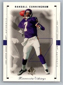 1999 SP Authentic Randall Cunningham Minnesota Vikings #46 - Picture 1 of 2