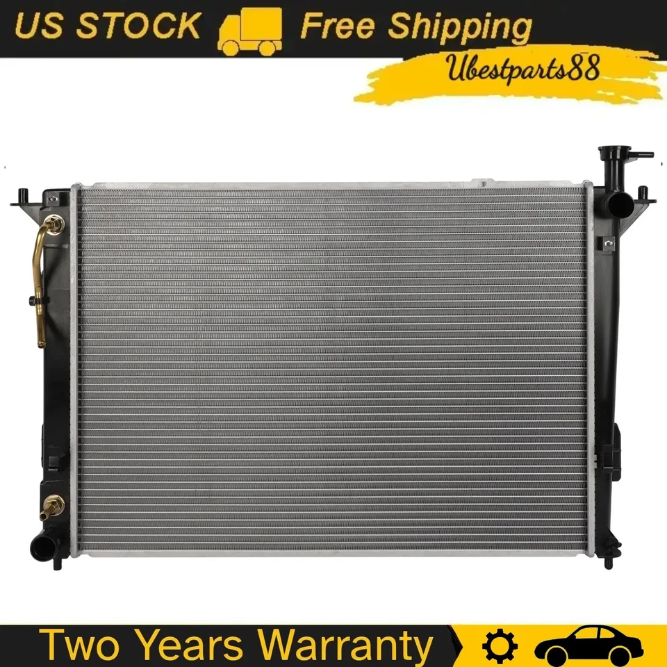 13194 Aluminum Radiator For 2010-2018 Hyundai Santa Fe 2011-2015 Kia Sorento - Image 1 of 4