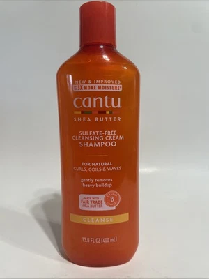 3 Shea Butter Sulphate free Cleansing Cream Shampoo by Cantu for Unisex 13.5 oz - Image 1 of 2