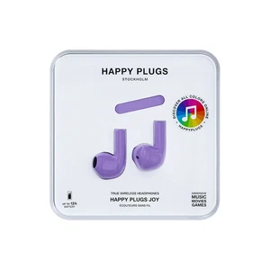 Happy Plugs Stockholm True Wireless Headphones Joy Purple New Sealed - Picture 1 of 4