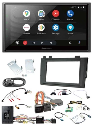 Pioneer USB 2DIN DAB Lenkrad Bluetooth Autoradio für VW Transporter T6.1 ab 2019 - Bild 1 von 4