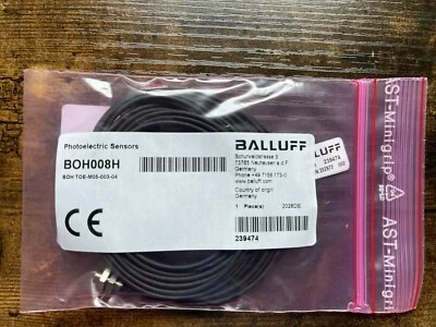BRAND NEW PHOTOELECTRIC SENSORS BALLUFF BOH008H - Image 1 of 2