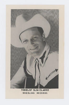 YODELIN' SLIM RAYMOND LEROY CLARK 邮票 WHEELING RECORDS 国家音乐 — 第 1/2 张图片