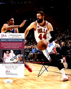 Mint Nikola Mirotić Signed Chicago Bulls 8x10 Photo AUTO JSA COA in holder - Picture 1 of 1