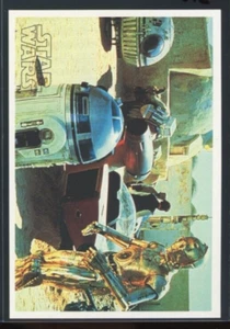 R2-D2 C-3PO 1977 Topps Yamakatsu Star Wars Large The Droids Are Reunited C12 - Picture 1 of 2