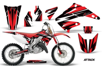Dirtbike Graphic Decals Stickers For Honda CR125R CR250R 2002-2015 ATTACK R - Изображение 1 из 2
