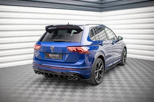 Alerón trasero accesorio borde de demolición para VW Tiguan R / R-Line Mk2 FL negro alto cristal - Imagen 1 de 7