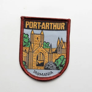 Vintage Port Arthur Tasmania Travel Souvenir Patch - Picture 1 of 7