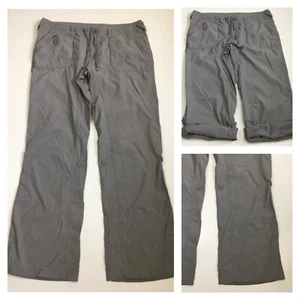 THE NORTH FACE Womens sz 14 Gray Adjustable Hem Length Drawstring Waist Pant - Picture 1 of 24