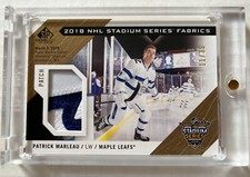 2018-19 SP Game Used Patrick Marleau Stadium Series Patch SS-PM 11/35
