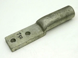 Terminal de compresión de aluminio Homac AL750NTN lengüeta 2 orificios 750 MCM KCMIL 1/2" perno - Imagen 1 de 9