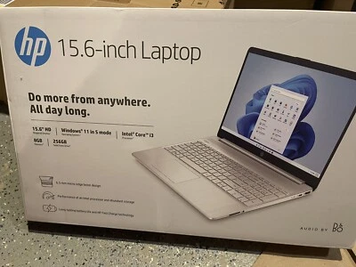 HP 15-DY2791WM 15.6''  Intel Core i3-1115G4  8GB RAM 256GB SSD Laptop-brand new - Image 1 of 3