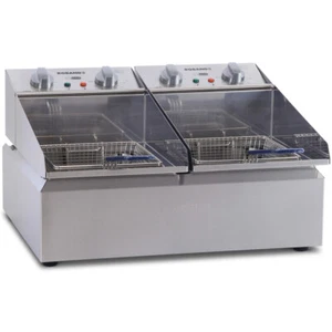 Roband Double 5L Pan 2 Basket Counter Top Commercial Frypod Fryer FR25 - Picture 1 of 1