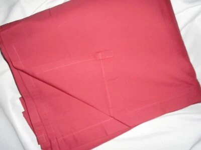 LACOSTE SÓLIDO ROJO COSTERO MODERNO (1) SÁBANA PLANA QUEEN 100% ALGODÓN 94 X 102 Foto 1 de 4