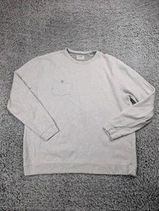 LinkSoul Felpa Uomo 2XL XXL Grigio Golf Girocollo Casual Tasca Preppy Outdoor - Foto 1 di 6