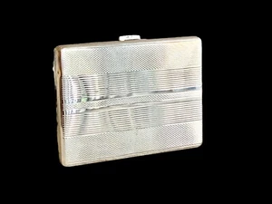 Fine Quality Antique Vienna Austria 800 Silver Art Deco Engraved Cigarette Case - Picture 1 of 16