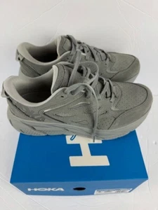 Hoka One One U Clifton L Suede- Limestone/Grey- Men's 7/Women's 8 - Picture 1 of 5