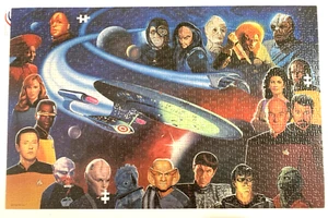 Vintage F.X. Schmid Puzzle Star Trek The Next Generation -3 pieces - Picture 1 of 7