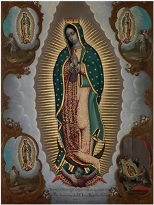 Virgin Guadalupe Muster 1773 Fliese Wandbild Küche Wand Backsplash Marmor Keramik - Bild 1 von 31