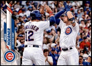 Nico Hoerner 2020 Topps Short Print Variations 5x7 #70 38/49 Cubs