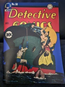 DETECTIVE COMICS #58 1st PENGUIN BATMAN ORIG-ART Facsimile Cover Reprint - Picture 1 of 3