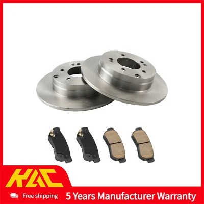 Rotores de disco trasero y pastillas de freno para Hyundai Sonata 2005 2006 2007 2008 iAzera 2009 Foto 1 de 4