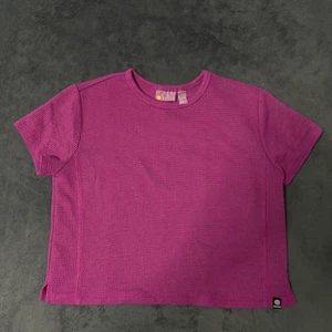 Zella Girls Kids Top Large Pink Short Sleeve Perforated Athletic Dancecore Shirt - Picture 1 of 5