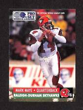 Mark Maye 1991 Pro Set WLAF Raleigh-Durham Card North Carolina Tar Heels 