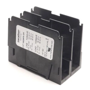Bloque de distribución de energía Marathon 1322670 canales 1x4 línea/carga 600V 175A máx., 2 polos - Imagen 1 de 6