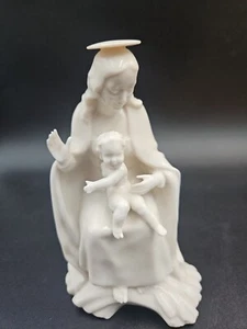 Hutschenreuther Germany Porcelain Madonna Holding Baby Jesus Figurine - Picture 1 of 13