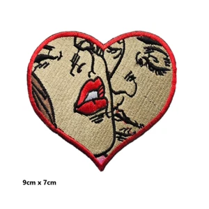 Loving Pop art Embroidered Patch sew iron on Patches transfer clothes applique - Picture 1 of 3