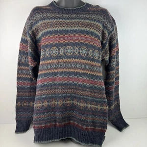 Vintage St Michael From Marks & Spance Made in the UK Pure Wool Crew Neck Knit - Picture 1 of 6